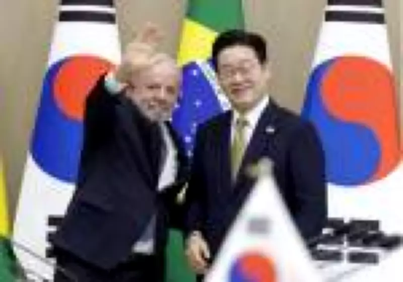 Presidente da Coreia do Sul homenageia Lula com vídeo de IA que os retrata como amigos de infância