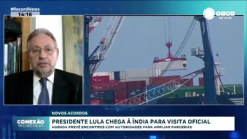 Presidente Lula inicia visita oficial à Índia para fortalecer parcerias comerciais