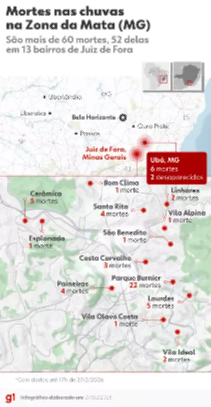 Presidente Lula visita cidades mineiras afetadas por chuvas e deslizamentos