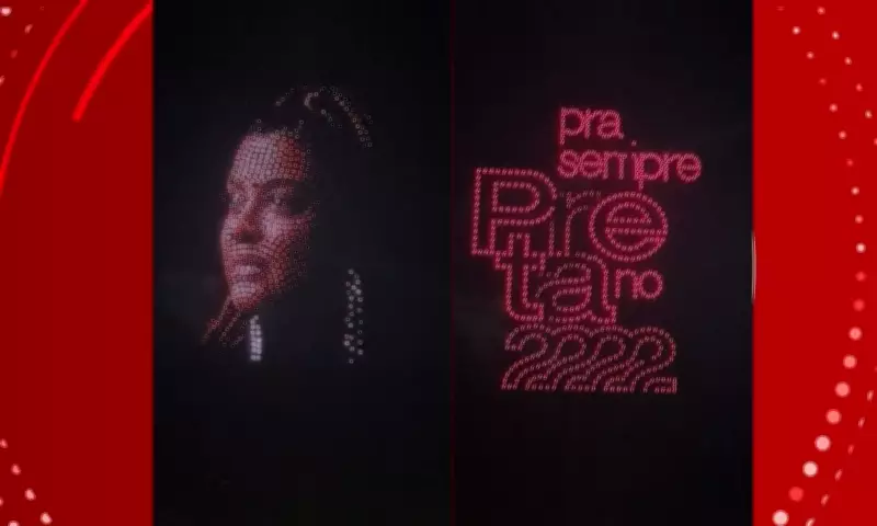 Preta Gil recebe emocionante homenagem com show de drones no carnaval de Salvador