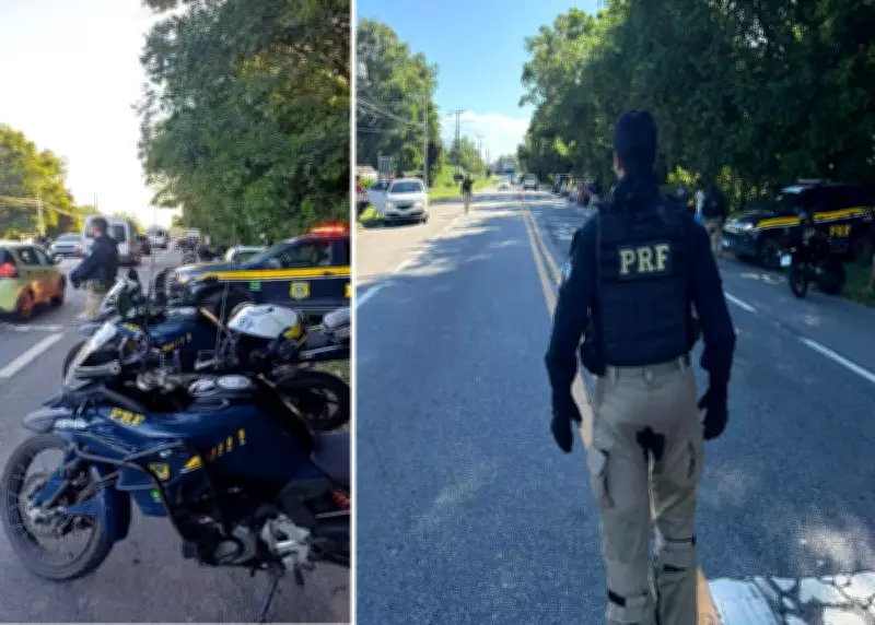 PRF aborda mais de 300 veículos em operação de fiscalização no Carnaval 2026