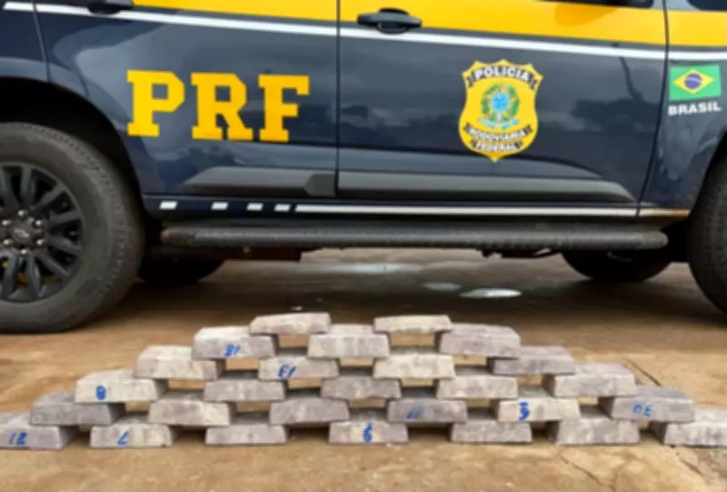 PRF apreende 160 quilos de prata escondidos em caminhão boliviano na BR-262