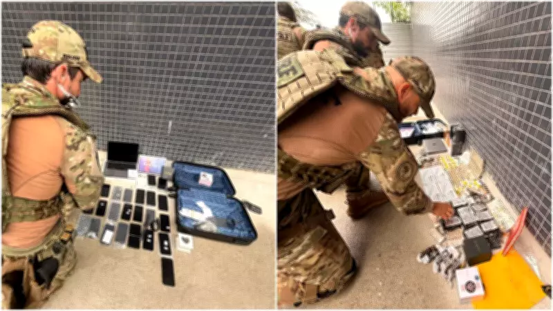 PRF apreende anabolizantes, emagrecedores e iPhones em carro com compartimentos ocultos no Ceará