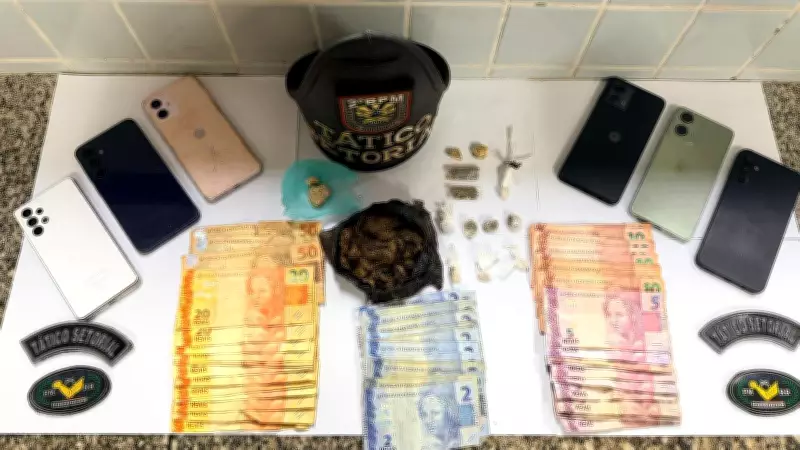 Prisão em flagrante por tráfico de drogas no bairro Raiar do Sol em Boa Vista