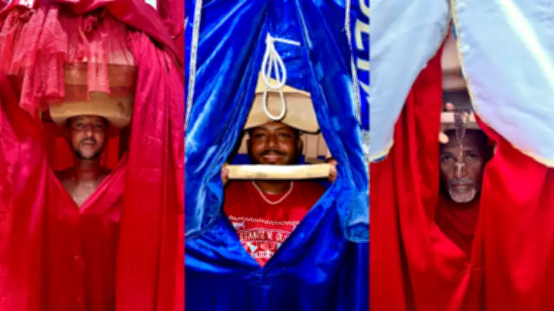 Projeto artístico revela rostos dos manipuladores dos bonecos gigantes de Olinda