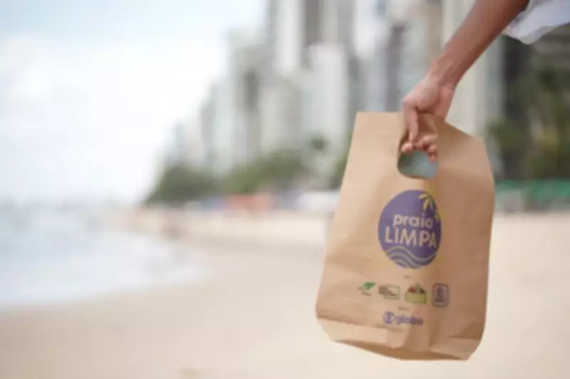 Projeto Praia Limpa inicia 27ª edição no Recife com distribuição de sacolas de papel