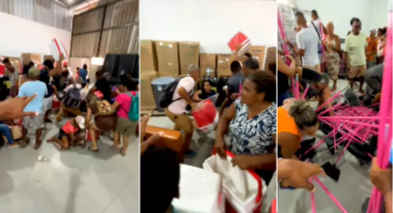 Promoção de cooler e vassoura causa tumulto e correria em loja de Cabo Frio