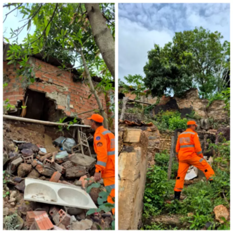 Quatro casas são interditadas em área de risco em Rio Pardo de Minas após vistoria