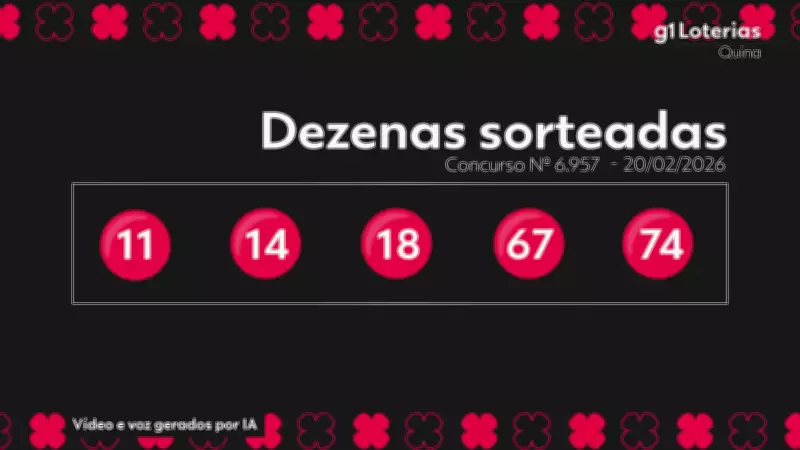Quina acumula em R$ 11 milhões: ninguém acerta os cinco números no concurso 6957