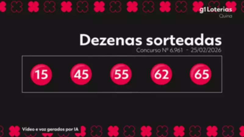 Quina: Concurso 6961 não teve ganhador da faixa principal; prêmio acumula em R$ 1,9 milhão