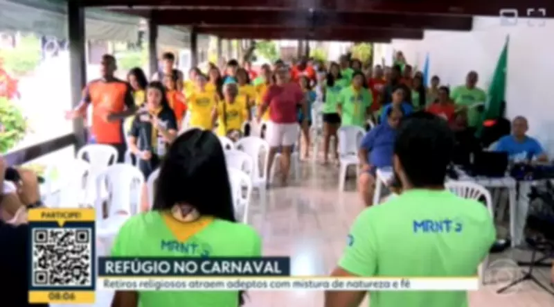 Retiros religiosos atraem fiéis durante o carnaval na Região Metropolitana do Rio