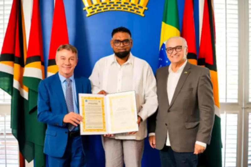 Roraima e Guiana formalizam intenção de usar porto de Georgetown como nova rota comercial