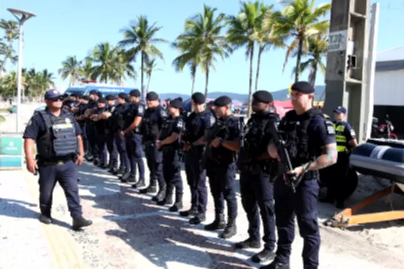 Santos (SP) inicia Operação Verão com 250 guardas municipais e 3 mil câmeras de monitoramento