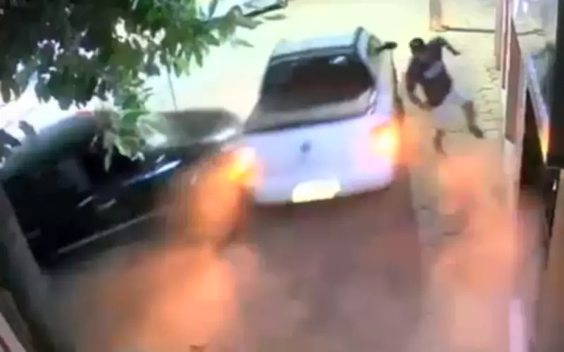 Secretário de Cultura escapa por um triz de atropelamento por carro desgovernado em Miradouro