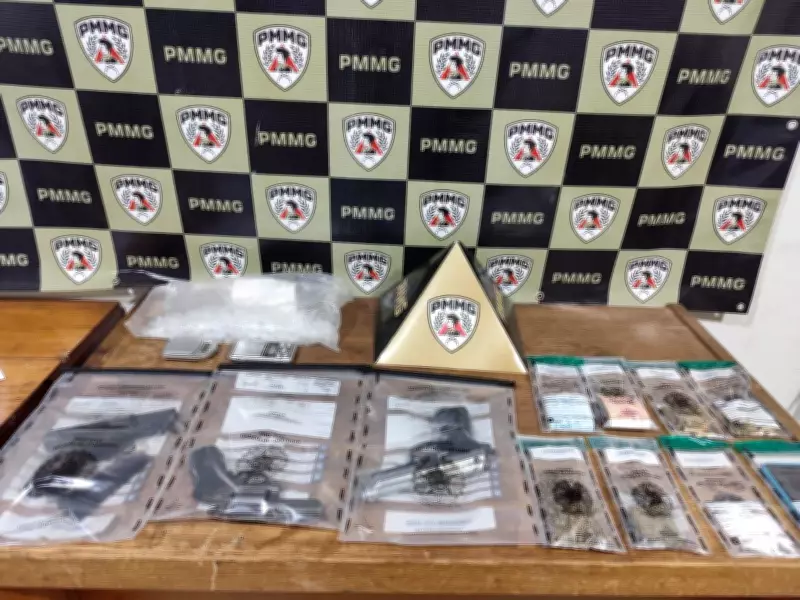 Seis homens presos em Arcos com armas, drogas e veículos furtados em operação policial