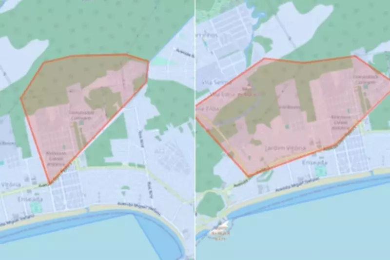 Sirene de emergência soa em Guarujá: Defesa Civil alerta para risco iminente de deslizamentos