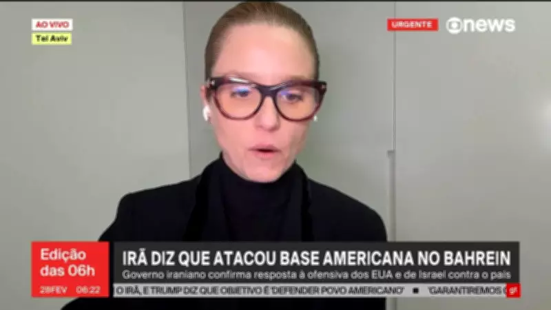 Sirenes de alerta soam em Tel Aviv enquanto repórter se abriga durante ataque ao Irã