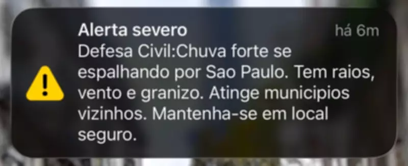 São Paulo em estado de atenção para alagamentos após alerta da Defesa Civil