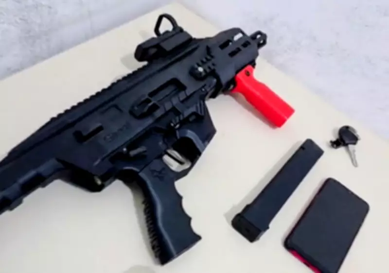 Submetralhadora feita em impressora 3D é apreendida pela PM em Natal