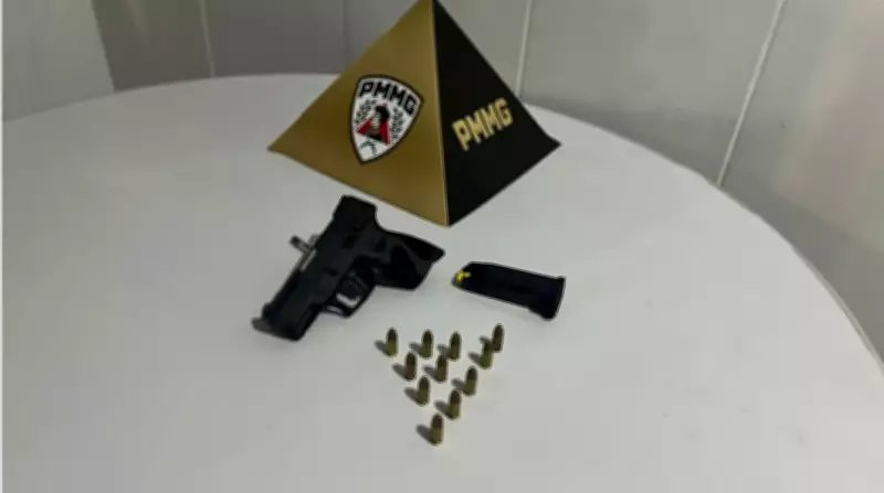 Suspeito viaja mais de 300 km para ameaçar ex e é preso com arma em Serra Azul de Minas