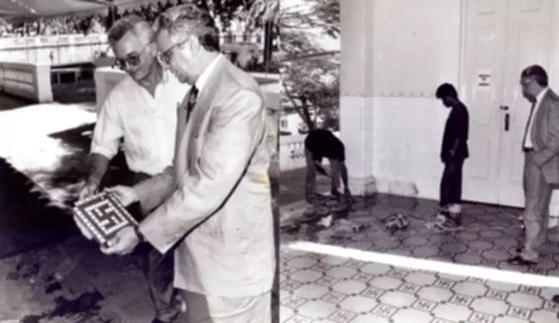 Suásticas decoraram Palácio do governo da Paraíba por 60 anos; ladrilho está em museu