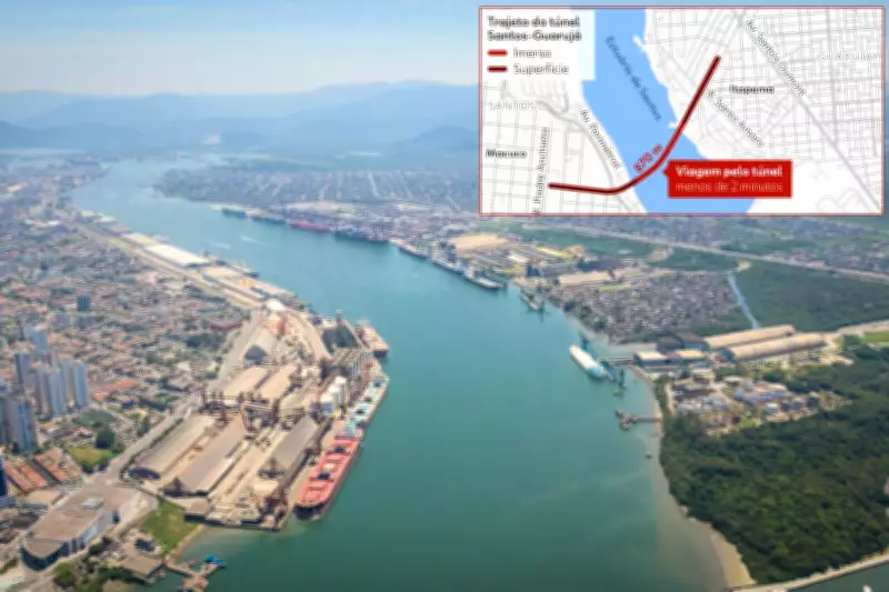 TCU exige explicações de SP sobre contrato do túnel Santos-Guarujá sem participação da Autoridade Portuária