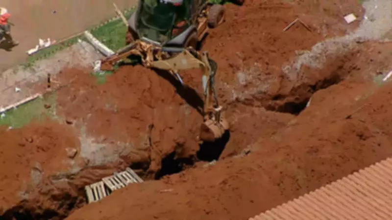 Terreno cede em obra no DF e trabalhador soterrado morre após cinco dias hospitalizado