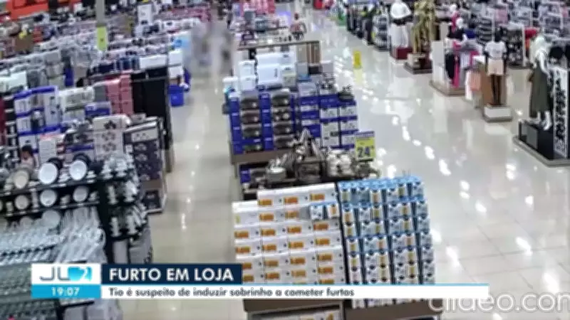 Tio é preso por usar sobrinho de 10 anos para furtar em loja de Marabá