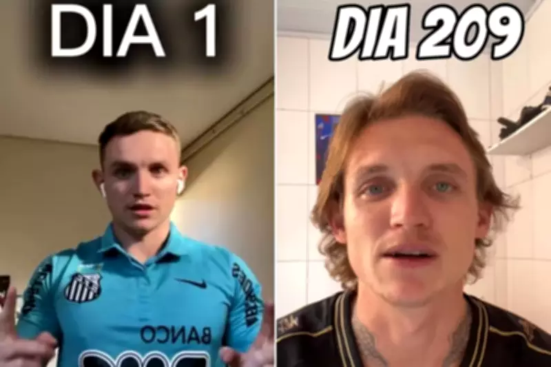 Torcedor do Santos completa 210 dias sem cortar cabelo em promessa por cinco vitórias seguidas