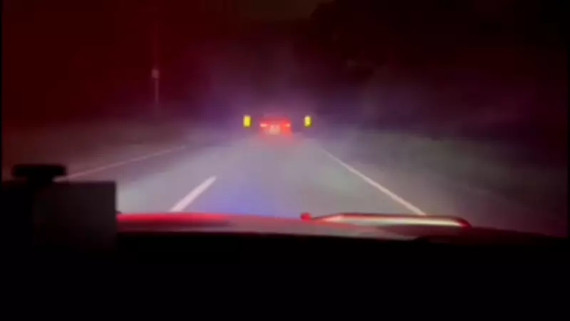 Traficante usa fumaça para despistar polícia em perseguição no Paraná