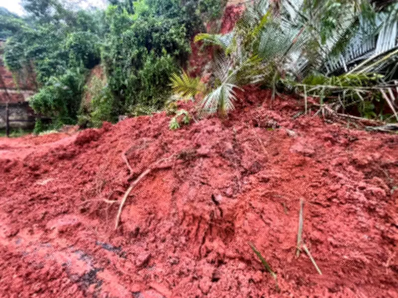 Tragédia em Barra Mansa: Criança de 5 anos morre após deslizamento causado por forte chuva