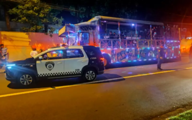 Trenzinho é apreendido em Ribeirão Preto por falta de alvará e equipamentos obrigatórios