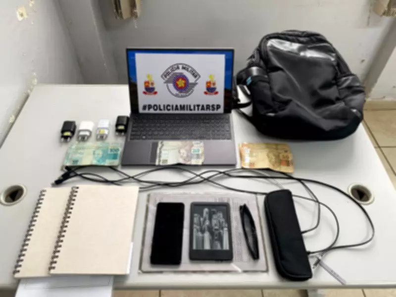 Trio é preso após roubar bolsa com R$ 11 mil e itens de valor de cliente em farmácia de Presidente Prudente