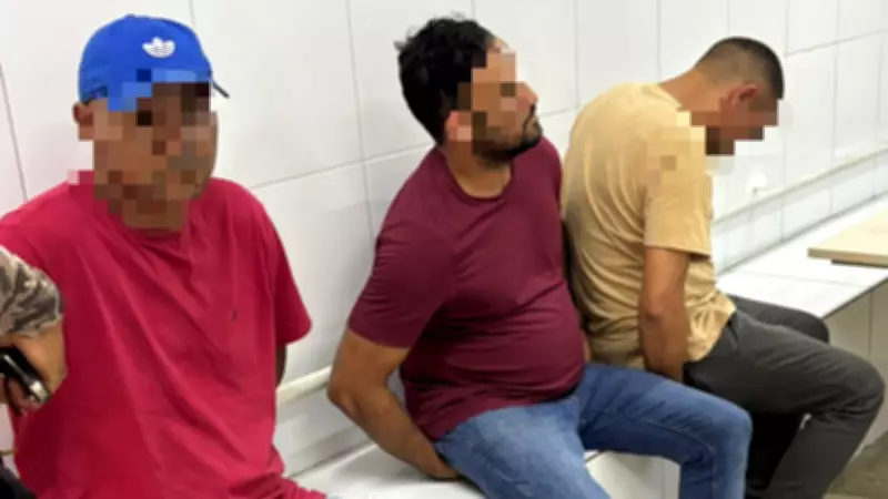 Trio é preso em flagrante ao tentar arrombar carro em Teresina; vídeo mostra ação