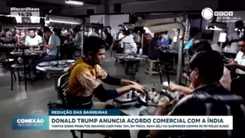 Trump anuncia acordo comercial com Índia: tarifas caem para 18% em troca de suspensão de petróleo russo