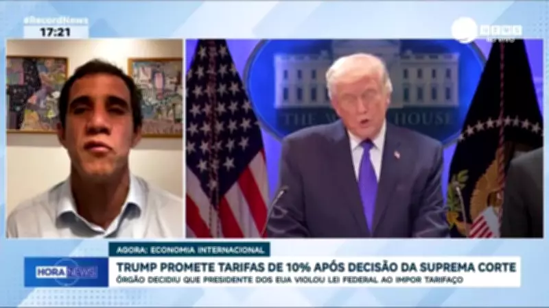 Trump desafia Suprema Corte dos EUA com novas tarifas globais de 10%