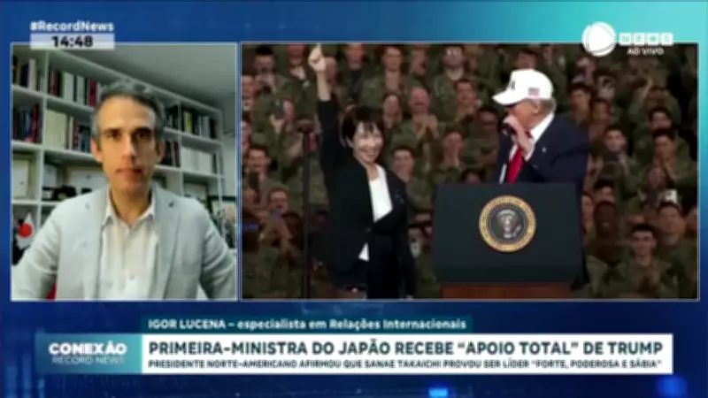 Trump oferece 'apoio total' à primeira-ministra japonesa Sanae Takaichi