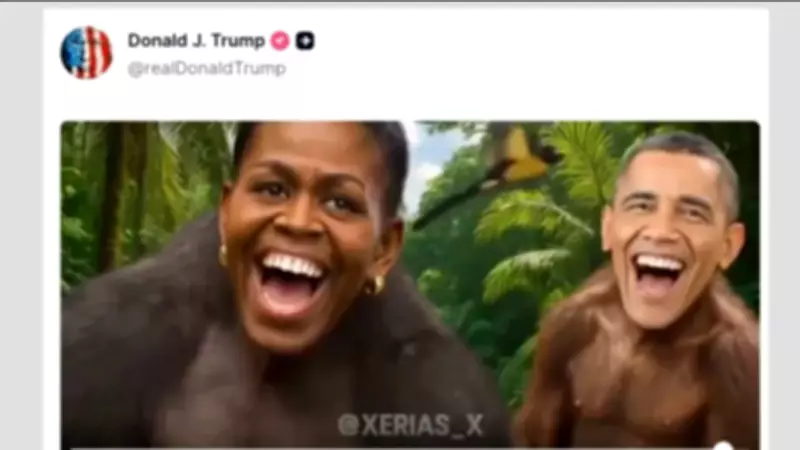 Trump publica vídeo racista com Obama e Michelle como macacos e gera reação