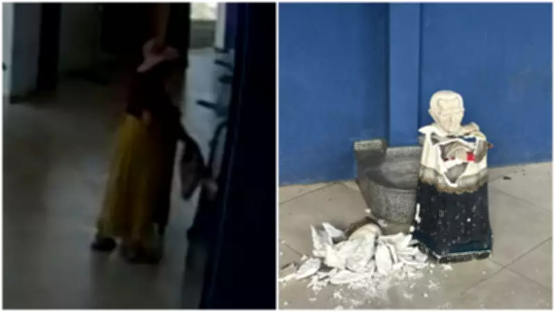 Turista argentina de 71 anos é presa por quebrar estátua de Padre Cícero no Crato