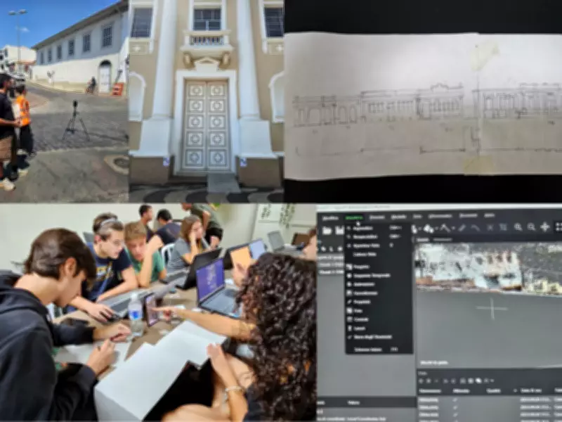Unicamp e Universidade de Ferrara mapeiam centro histórico de Amparo (SP) com tecnologia 3D