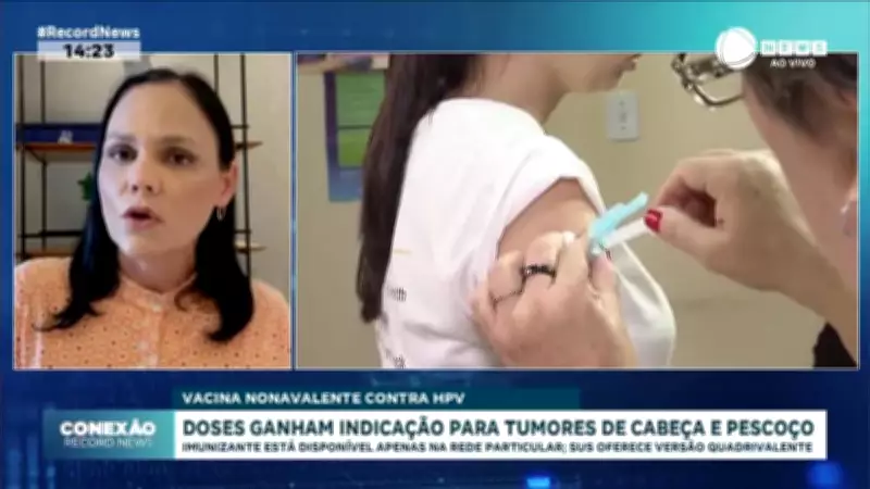 Vacina nonavalente contra HPV agora inclui proteção contra câncer de cabeça e pescoço