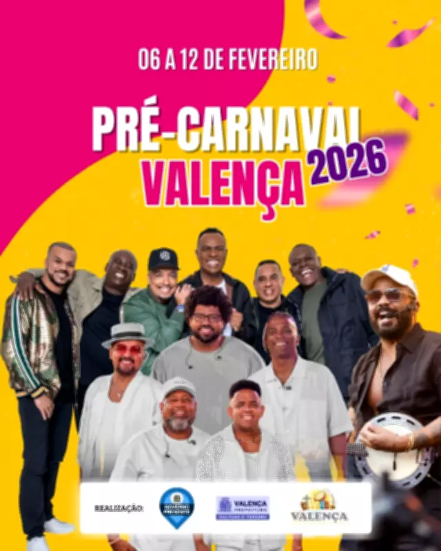 Valença (RJ) inicia Pré-Carnaval nesta sexta-feira com programação gratuita até 21 de fevereiro
