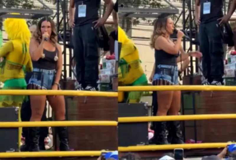 Valesca Popozuda critica estrutura de trio no carnaval de BH e faz desabafo ao vivo