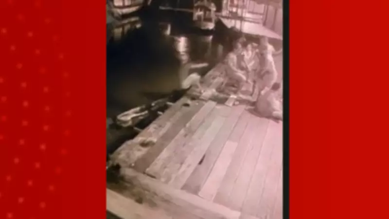 Vídeo de segurança mostra empurrão fatal no porto de Manacapuru e muda investigação
