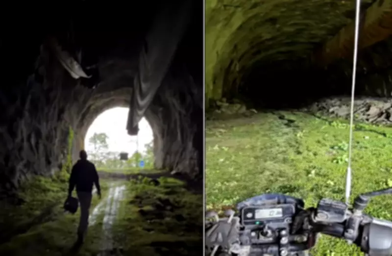 Vídeos revelam invasões perigosas em túnel inacabado da Nova Subida da Serra em Petrópolis