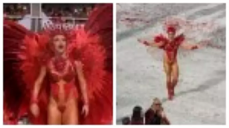 Virginia Fonseca Abandona Asas da Fantasia Durante Desfile da Grande Rio na Sapucaí