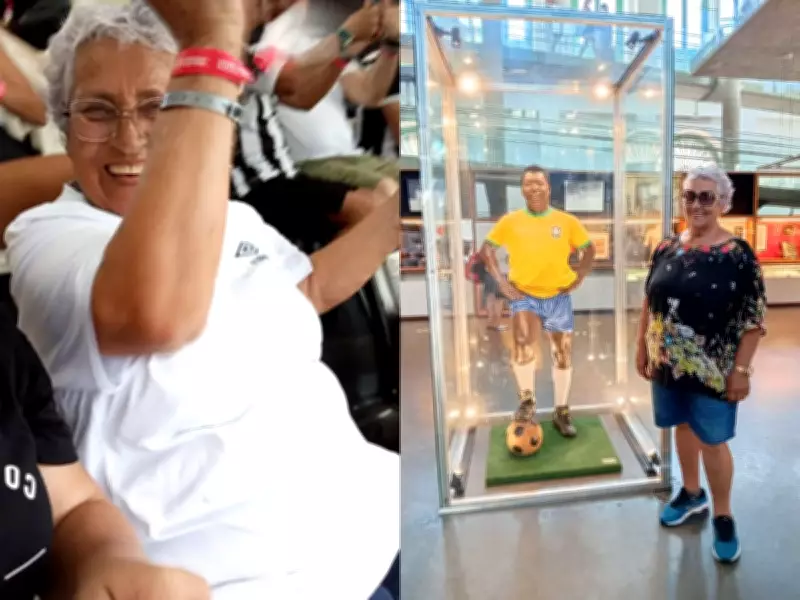 Viúva de 79 anos realiza sonho na Vila Belmiro e sente presença do marido santista