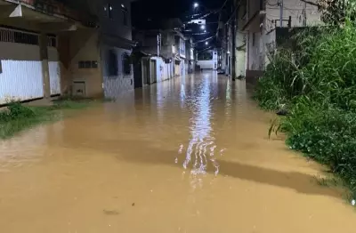 Chuvas intensas afetam Zona da Mata mineira: mais de 100 pessoas impactadas e cidades alagadas