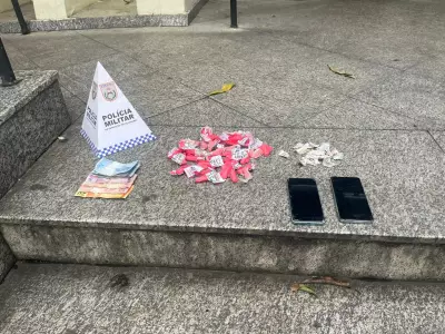 Homem preso e menor apreendido por tráfico de drogas em Resende, RJ