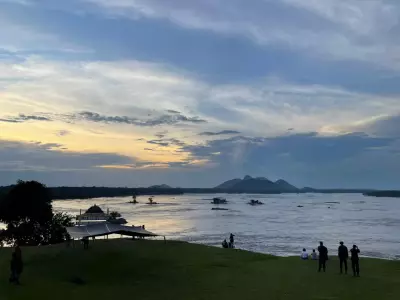 Pôr do sol em São Gabriel da Cachoeira: fenômeno natural é ritual sagrado para indígenas